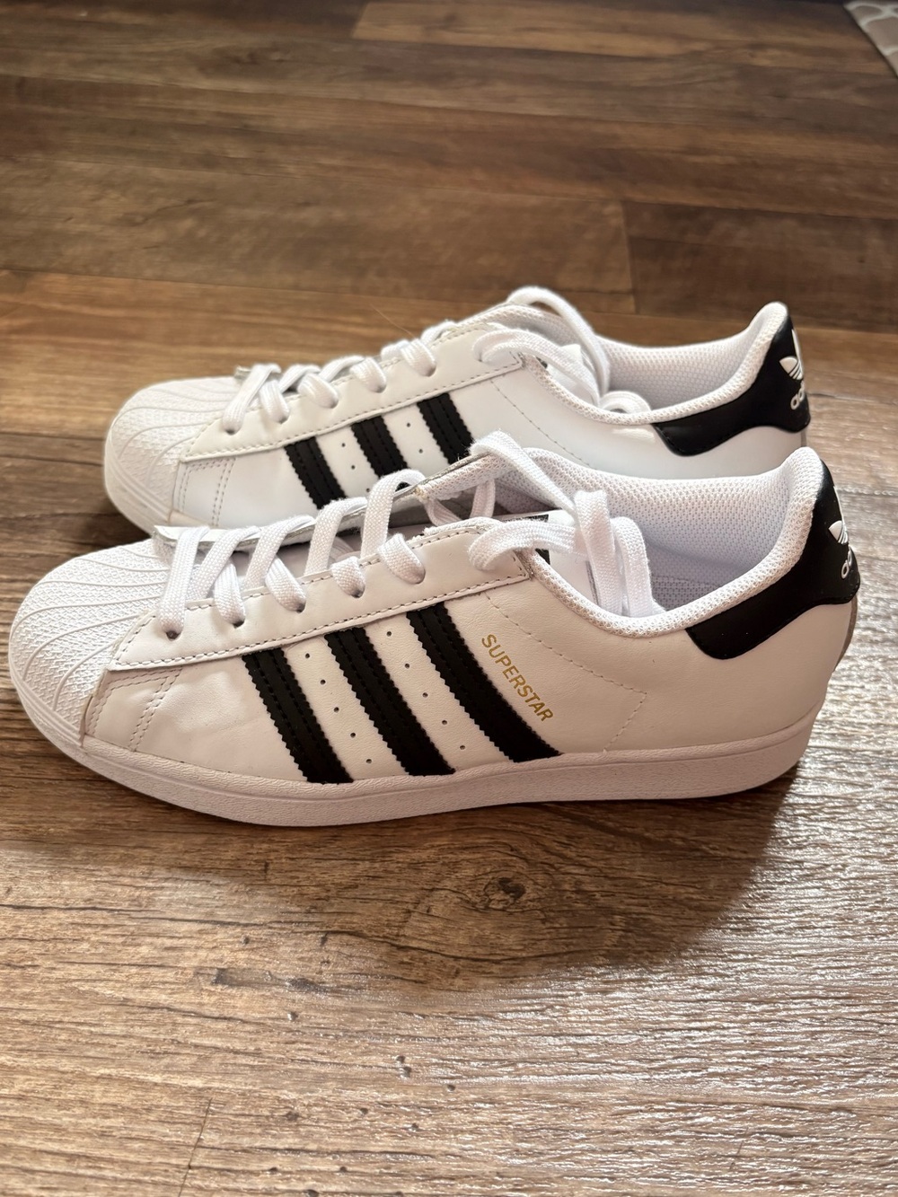 Adidas White and Black Superstar Originals
